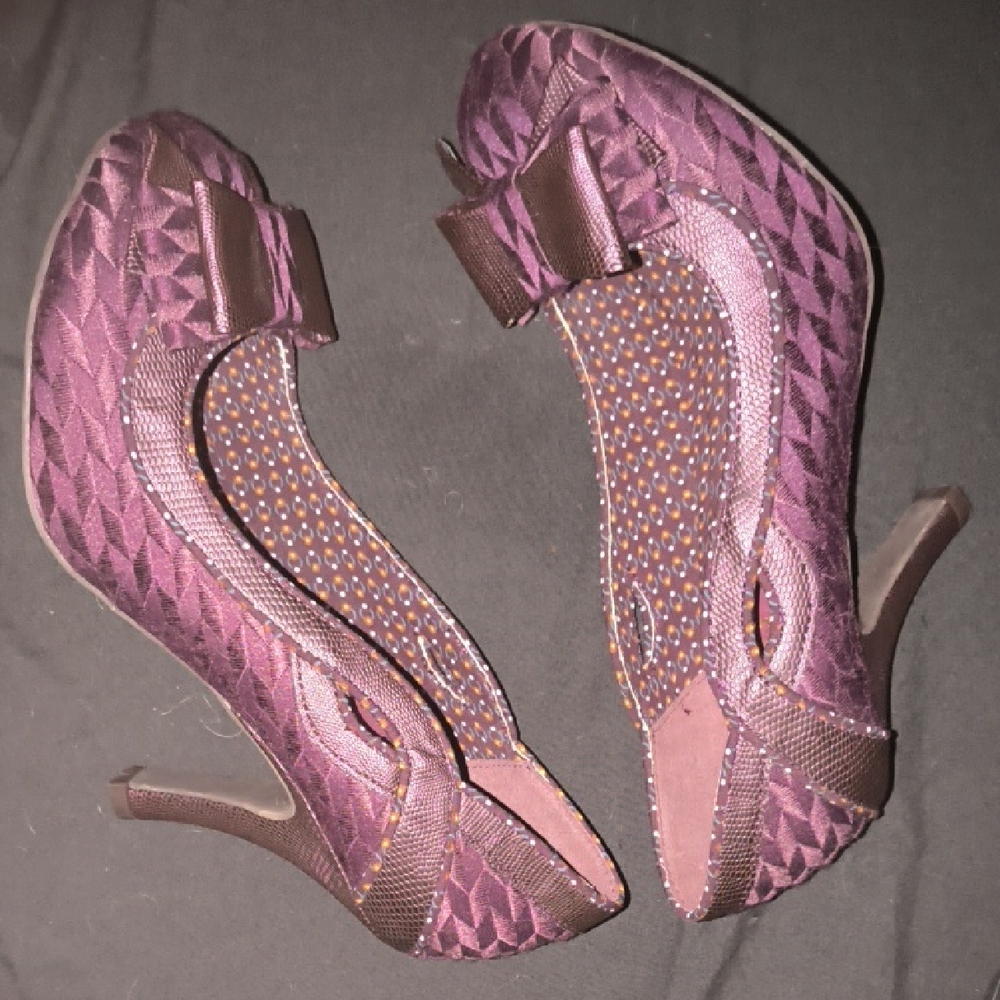 Elegant Purple Women's Heels Ruby Shoo Sz9 Brand New